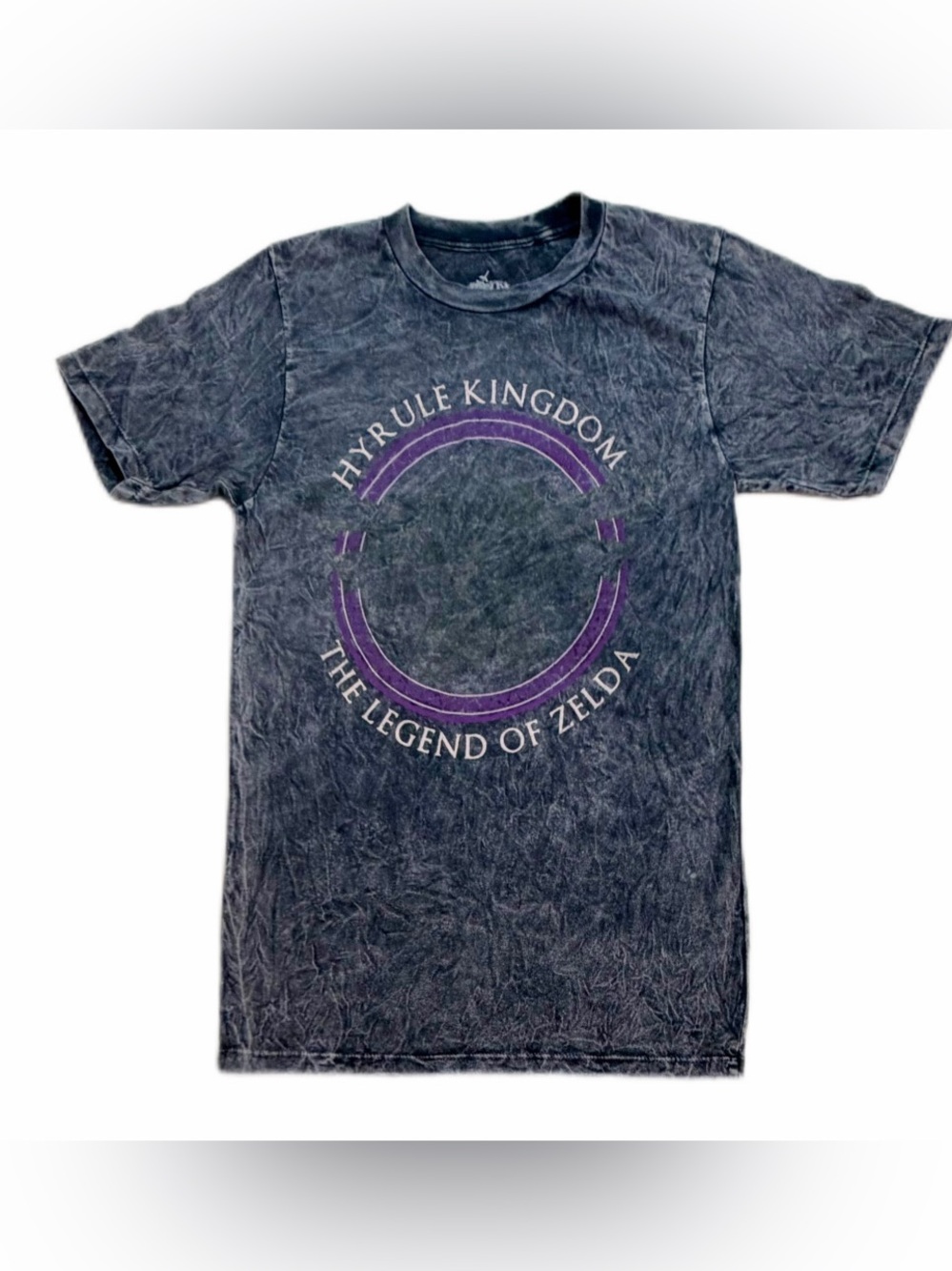The Legend of Zelda Hyrule Kingdom Graphic Tee - Black with Purple Logo